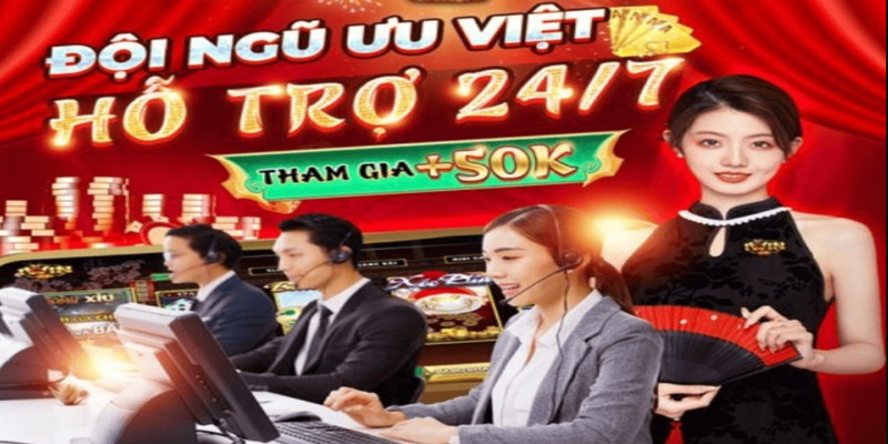 Đội ngũ chăm sóc khách hàng luôn hỗ trợ khách hàng 24/7